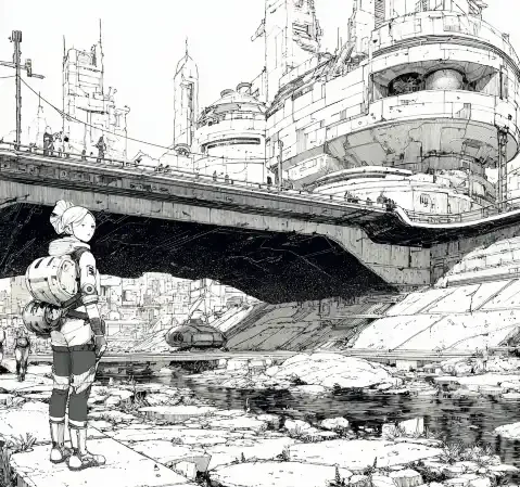 编辑在书架前整理漫画题材分类的画面